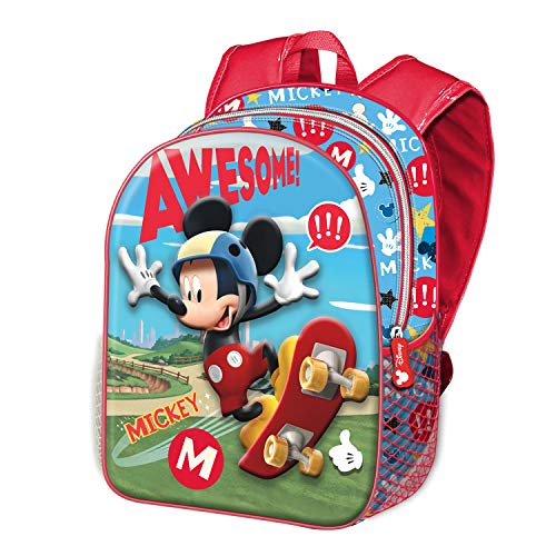 KARACTERMANIA 37445 Mickey Mouse Skater - Mochila 3D (Pequeña)