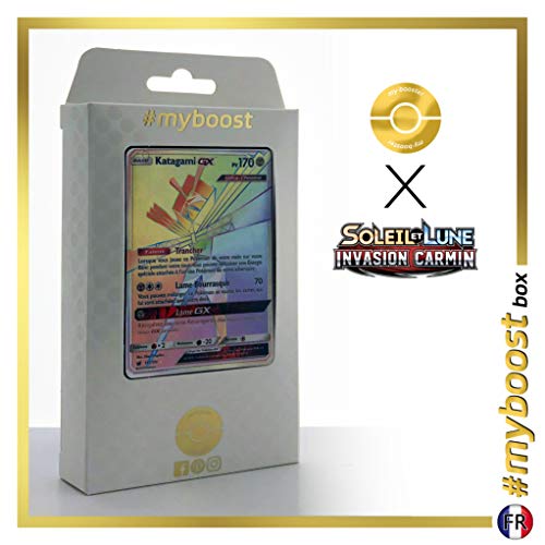 Katagami-GX 117/111 ARC en Ciel Secrète - #myboost X Soleil & Lune 4 Invasion Carmin - Coffret de 10 Cartes Pokémon Françaises