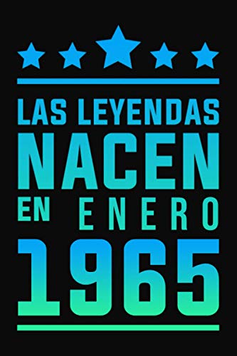 Las verdaderas princesas nacieron en Enero 1965: Regalo de cumpleaños de 55 años para mujer, cuaderno de cumpleaños forrado, regalo de cumpleaños para ... para esposa, amigos, regalo de Navidad