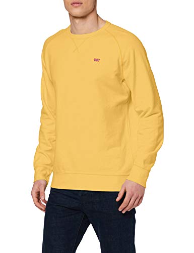 Levi's Original Hm Icon Crew Sudadera, Yellow (Golden Apricot 0016), X-Large para Hombre