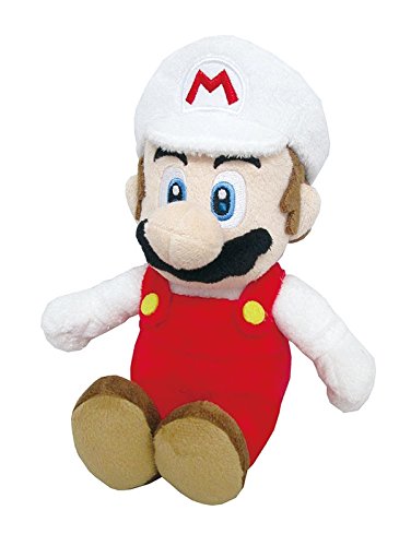 Little Buddy Super Star Collection Fire Mario 9.5" Stuffed Plush