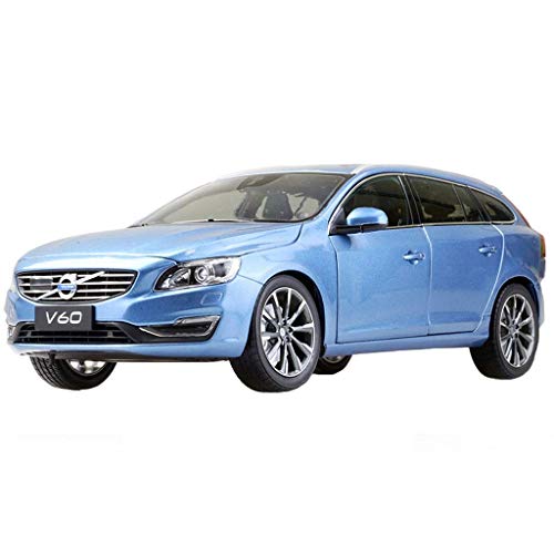 LIUCHANG Modelo de Coche Volvo V60 Viajes Edición 1:18 Volvo aleación Coche Modelo Exclusivo de colección Modelo (Color: Azul, tamaño: 25 cm x 11 cm * 7,5 cm) liuchang20