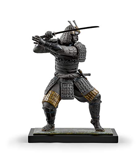 LLADRÓ Figura Guerrero Samurái. Figura Samurai de Porcelana.