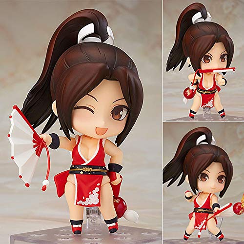 Lupovin 4 '' # 684 Shiranui MAI Animado Juego Nendoroid The King of Fighters 10 cm Variable PVC Pequeño de colección Figura de acción de muñeca