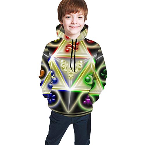 maichengxuan Zelda 9 Novelty Sudaderas con Capucha para Niños Cute para Adolescentes