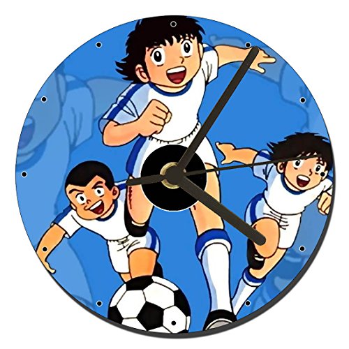 MasTazas Campeones Oliver Y Benji Captain Tsubasa Reloj CD Clock 12cm