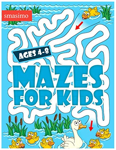 Mazes for Kids: Maze Activity Book for Ages 4 – 8 | 8-12, 6-8 | Workbook for Games, Puzzles, and Problem-Solving (Maze Learning Activity Book for Kids)