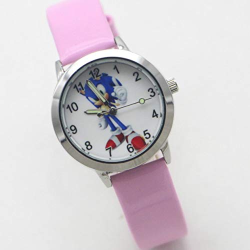 MIAOGOU Sonic Moda Niños Dibujos Animados Sonic Lovely Watch Niños Estudiantes Niñas Niños Dulces Relojes Reloj Mujer KOL Saati Feminino