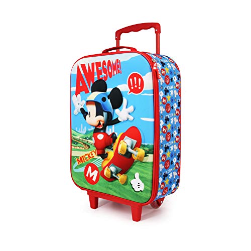 Mickey Mouse Skater-Maleta Trolley Soft 3D