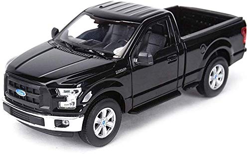 Modelo de Juguete Modelo del coche 1,24 Ford Raptor F-150 Pickup Simulación de aleación de fundición a presión Toy Collection Adornos coche de deportes de joyería 19.5x9.2x7.2CM ( Color : Black )