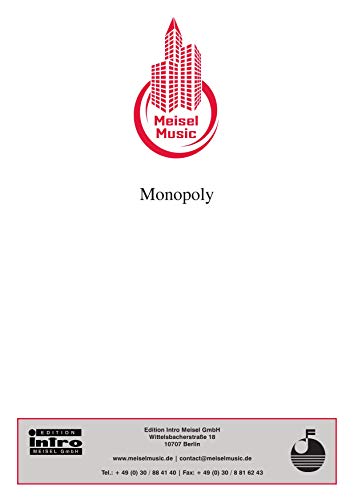 Monopoly: as performed by Manuela, Single Songbook (German Edition)