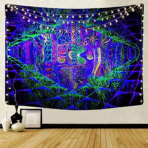 N / A India Mandala brujería Tapiz Colgante de Pared Sol Luna Espacio Tapiz de Pared Tapiz psicodélico Tapiz de Fondo Tela Tela Decorativa A5 180x230cm