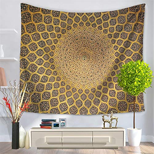 N / A Tapiz de Mandala Indio Figura Tapiz de Buda Estampado de Pared Colgando de la Playa tapete de Playa decoración del hogar Fondo Tela Colcha colchoneta de Yoga Manta G22 150cmx130cm