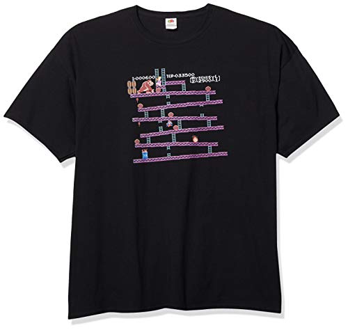 Nintendo - Camiseta original de Donkey Kong para hombre -  Negro -  3X-Large