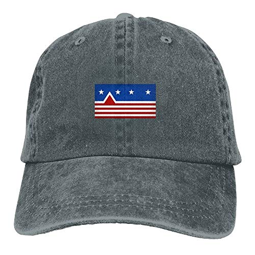 Odelia Palmer Sombrero de Vaquero Western Canada Flag Gorra de béisbol Lavada Ajustable para Adultos