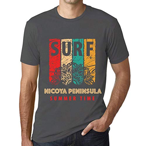 One in the City Hombre Camiseta Vintage T-Shirt Gráfico Surf Summer Time NICOYA Peninsula Ratón Gris