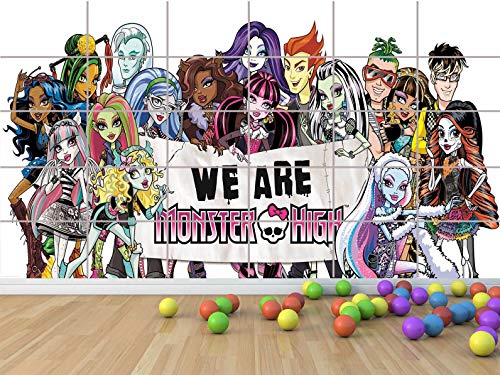 Paperposter - Póster de Monster High Personajes Characters gigantes para habitación infantil