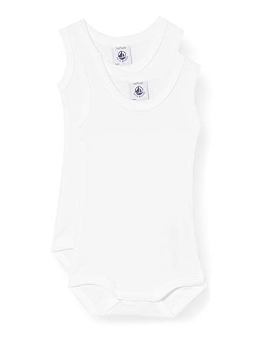 Petit Bateau 5371200 Mono, Blanco (Variante 1 Zga), 6-12 Meses (Talla del Fabricante: 12meses) para Niños