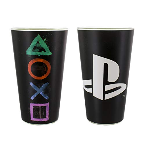 Playstation Potable Vidrio, Multicolor, 9 x 9 x 15 cm