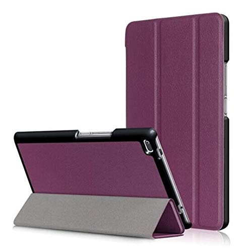 QiuKui Case para Huawei MediaPad T3 10 9.6 Pulgadas, Tablet Funda de Tableta 360 Bracket Fold Flip Stand Cover Funda para Huawei MediaPad T3 10 AGS-L09 AGS-W09 Play Honor (Color : KST Purple)