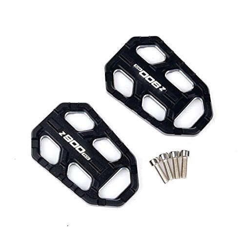 Reposapiés para Moto para Kawasaki Z900RS Z900 RS 17-20 Motocicleta Pegas de pie Pedales Pedales Frente Frente Ampliar Pedo Fif Fed Anti-Skid Pedales de Ampliación (Color : Negro)