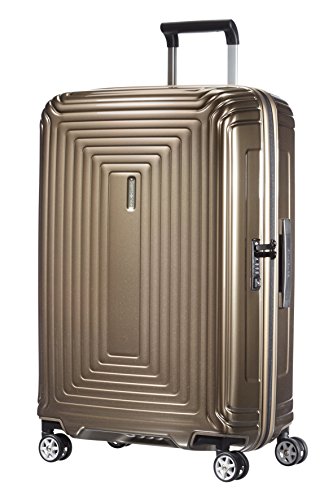 Samsonite Neopulse - Spinner M Maleta, 69 cm, 74 L, Marrón (Metallic Sand)