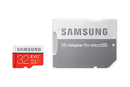 Samsung EVO Plus - Tarjeta de Memoria microSD de 32 GB (Velocidad hasta 80 MB, Class 10, Resistente al Agua)
