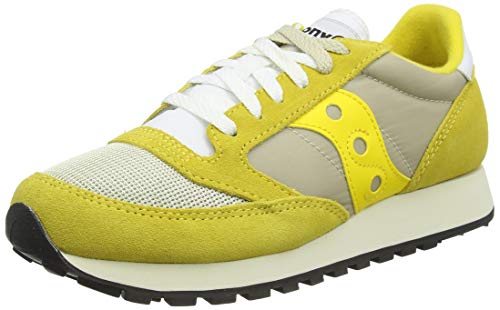 Saucony Jazz Original Vintage, Zapatillas Hombre, Amarillo (Yel/Wht 2), 42.5 EU