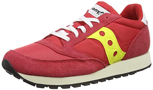 Saucony Jazz Original Vintage, Zapatillas Hombre, Rojo (Red/Yellow 56), 43 EU