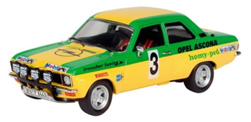 Schuco 'Dickie 2656 Opel Ascona a Rallye irms ergonómico, 1: 43