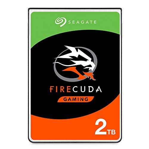 Seagate ST2000LX001 - 2 TB FireCuda Internal SSHD Hard Drive for PC/PS4, color Plateado