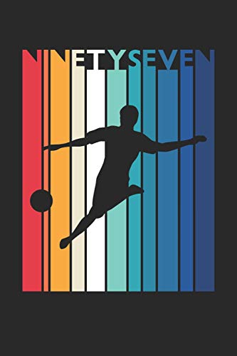 Soccer Notebook for 97 Year Old Women and Men - Vintage Soccer Journal - 97th Birthday Gift for Soccer Player Diary: Medium College-Ruled Journey Diary, 110 page, Lined, 6x9 (15.2 x 22.9 cm)