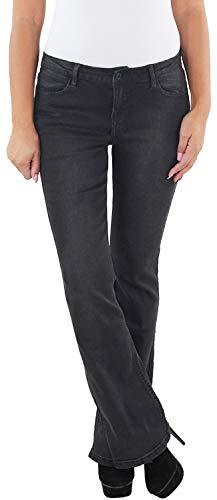 Sotala Pantalones Vaqueros de Mujer Pantalones de Campana Boot-Cut Pantalones Elásticos Pantalones Mujer Azul - B270, 44