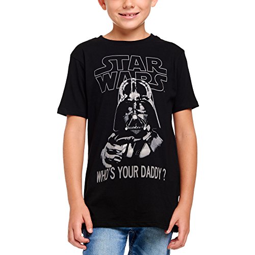 Star Wars Bostts1350 Camiseta, Noir, 128 para Niños