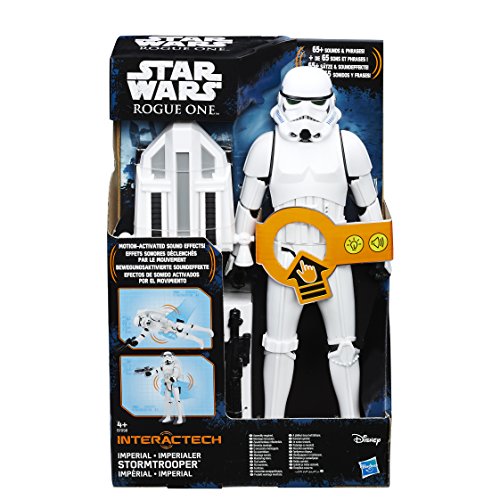 Star Wars - Stormtrooper Imperial interactivo, 30cm (Hasbro B7098100) (versión en alemán)