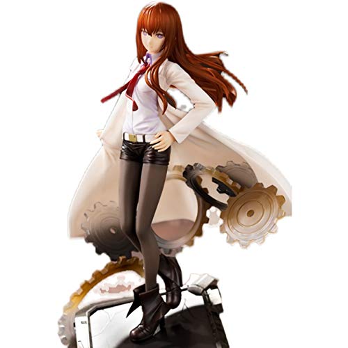 Steins;Gate Makise Kurisu Figura De Acción PVC De Protección del Medio Ambiente Estatuas De Juguete para Decoración De Escritorio