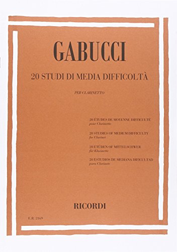 Studi Di Média Difficolta Clarinette