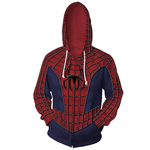 Sudadera con Capucha Sudadera con Capucha Esponjosa Sudadera Informal Ropa de Abrigo Sudadera con Capucha Top con Estampado 3D Cosplay Anime Tributo Al Clásico Conmemorar el Clásico, YZ, Araña Remy