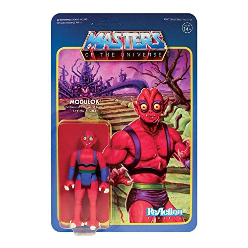 SUPER7 Masters of The Universe Reaction Action Figure Wave 5 Modulok A 10 cm