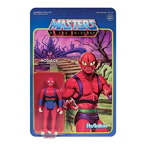 SUPER7 Masters of The Universe Reaction Action Figure Wave 5 Modulok B 10 cm