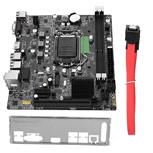 Tangxi Placa Base de Computadora Escritorio,Placa Madre DDR3 para Intel B75,LGA 1155,DDR3 1066/1333/1600/1866MHz,Audio 6 Canales,Interfaz PCI-E X16/USB 3.0/SATA 3.0/RJ45/HDMI/VGA,Soporta CPU I3 I5 I7