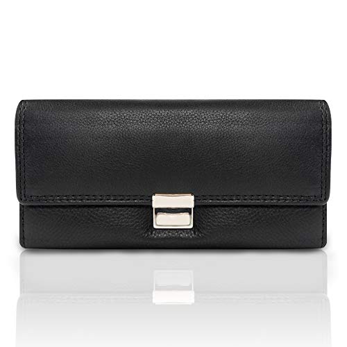 Till Burry - Cartera para Hombre Negro Negro 17.5 cm 11 cm