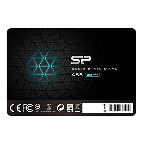 Unidad de estado sólido 2.5" SATA III 1TB de 7mm con tecnología 3D NAND flash y tecnología caché SLC (Silicon Power)