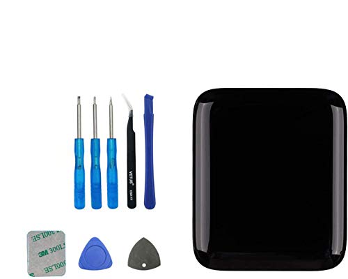 Upplus - Pantalla LCD de Repuesto (Compatible con Apple Watch Series 3rd 42 mm GPS+Cellular) (3rd 42 mm, S3 42 mm) LCD Touch Screen Digitizer Assembly with Toolkit