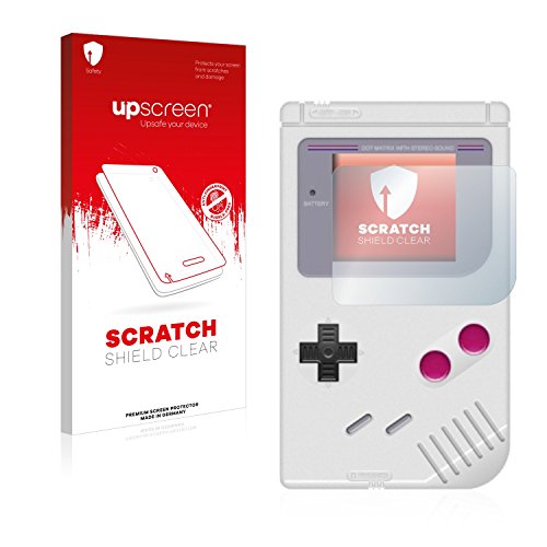 upscreen Protector Pantalla Compatible con Nintendo Gameboy (1989) Película Protectora – Transparente, Anti-Huellas