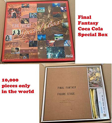 USA OFFICIAL Final Fantasy Coca Cola Special Box Limited Edition Vintage Set Square ENIX