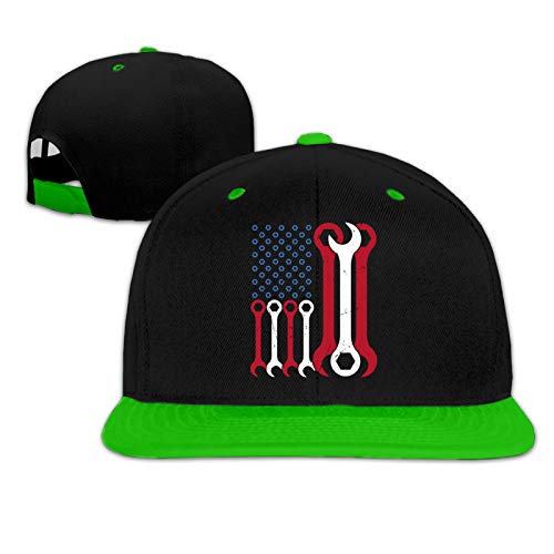 Usa Rojo Blanco Azul Bandera Americana Mecánico Masculino Y Hembra Animal Farm Quick Buckle Driver Gorra Gorra de béisbol Hip Hop Cap