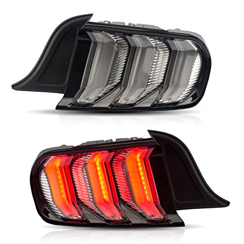 VLAND cinco modelos de luces traseras para Mustang GT 2015 2016 2017 2018 2019 2020 luz trasera luz intermitente con indicador secuencial