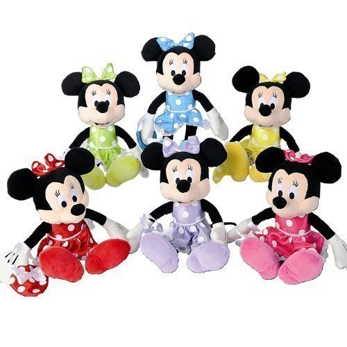 Walt Disney Peluche I Love Minnie 25 cm 6 uds Colgante (6 m)