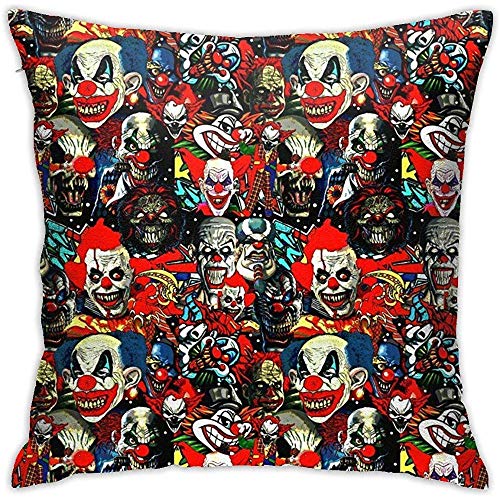 wusond Throw Pillow Funda Payasos The Bad Boys Almohada Fundas de cojín 45 X 45 cm